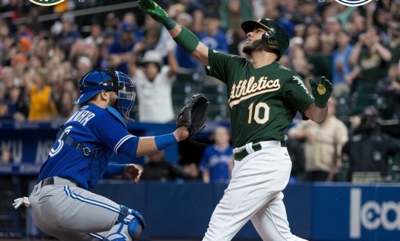 Oakland athletics vs toronto blue jays match player stats​